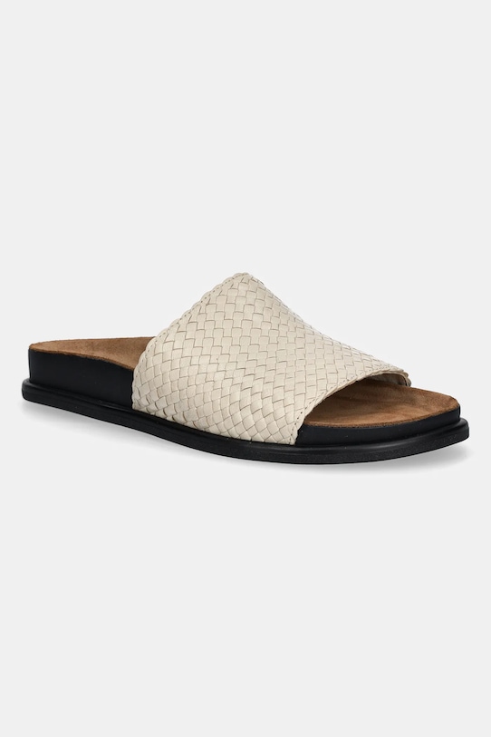 Кожаные шлепанцы EFFIE Vagabond Shoemakers, бежевый