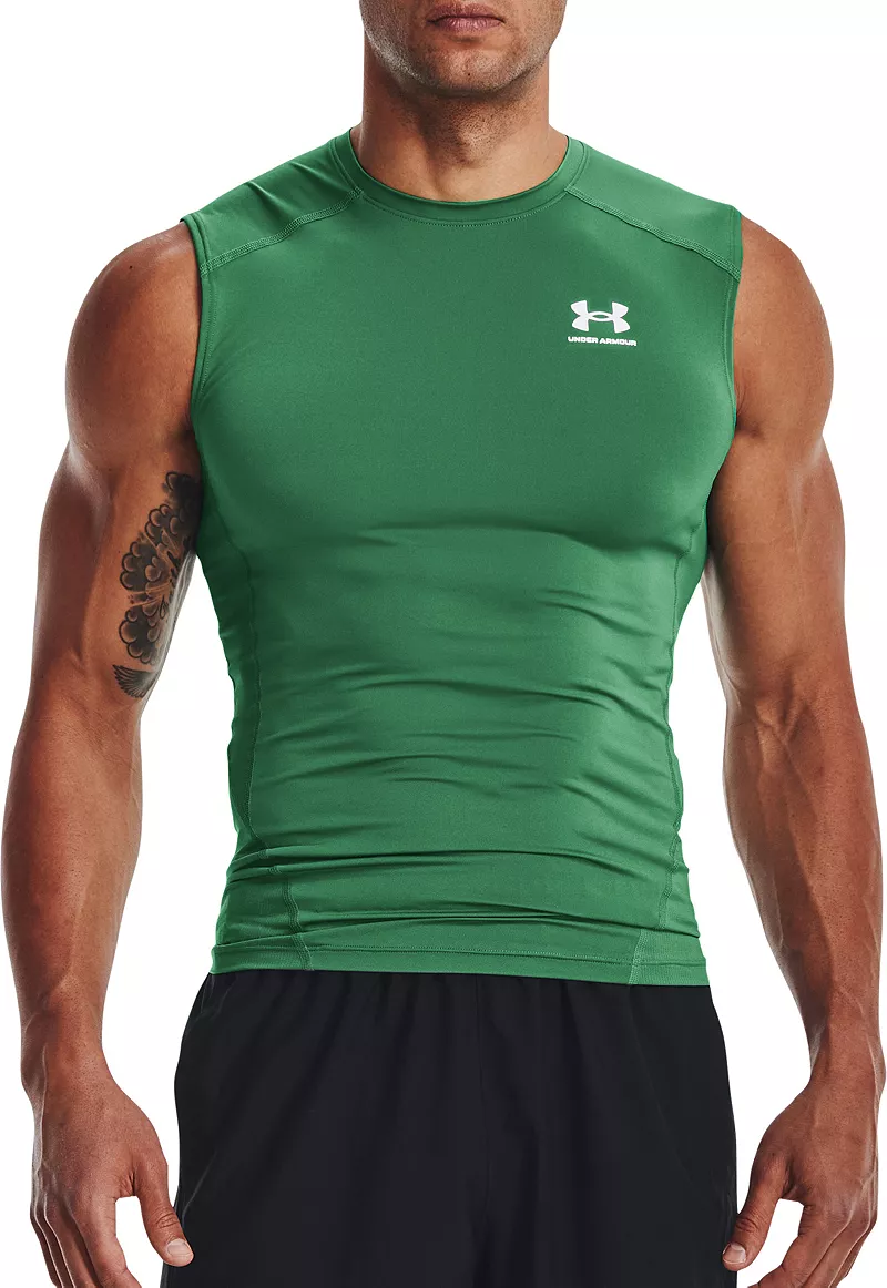 

Мужская компрессионная рубашка Under Armour HeatGear, цвет Team Kelly Green