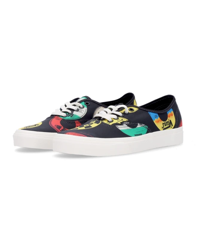 Черные разноцветные низкие кроссовки Vans, мультиколор — фото 3