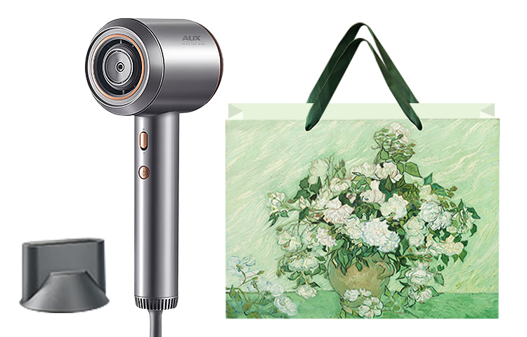 

Фен для волос Aux, Gun Grey (White Rose Gift Bag)