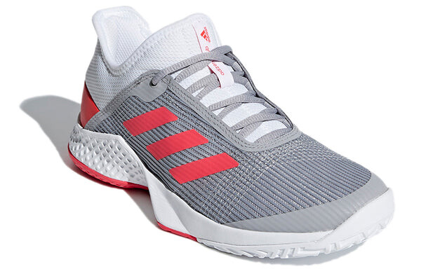 Кроссовки adizero club 'gray orange' Adidas, серый — фото 3