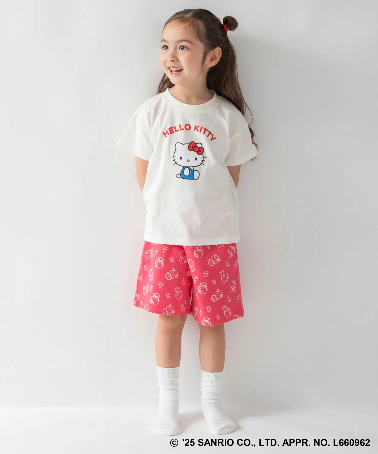 Домашний костюм Sanrio characters DRC, хлопок, серо-бежевый — фото 4