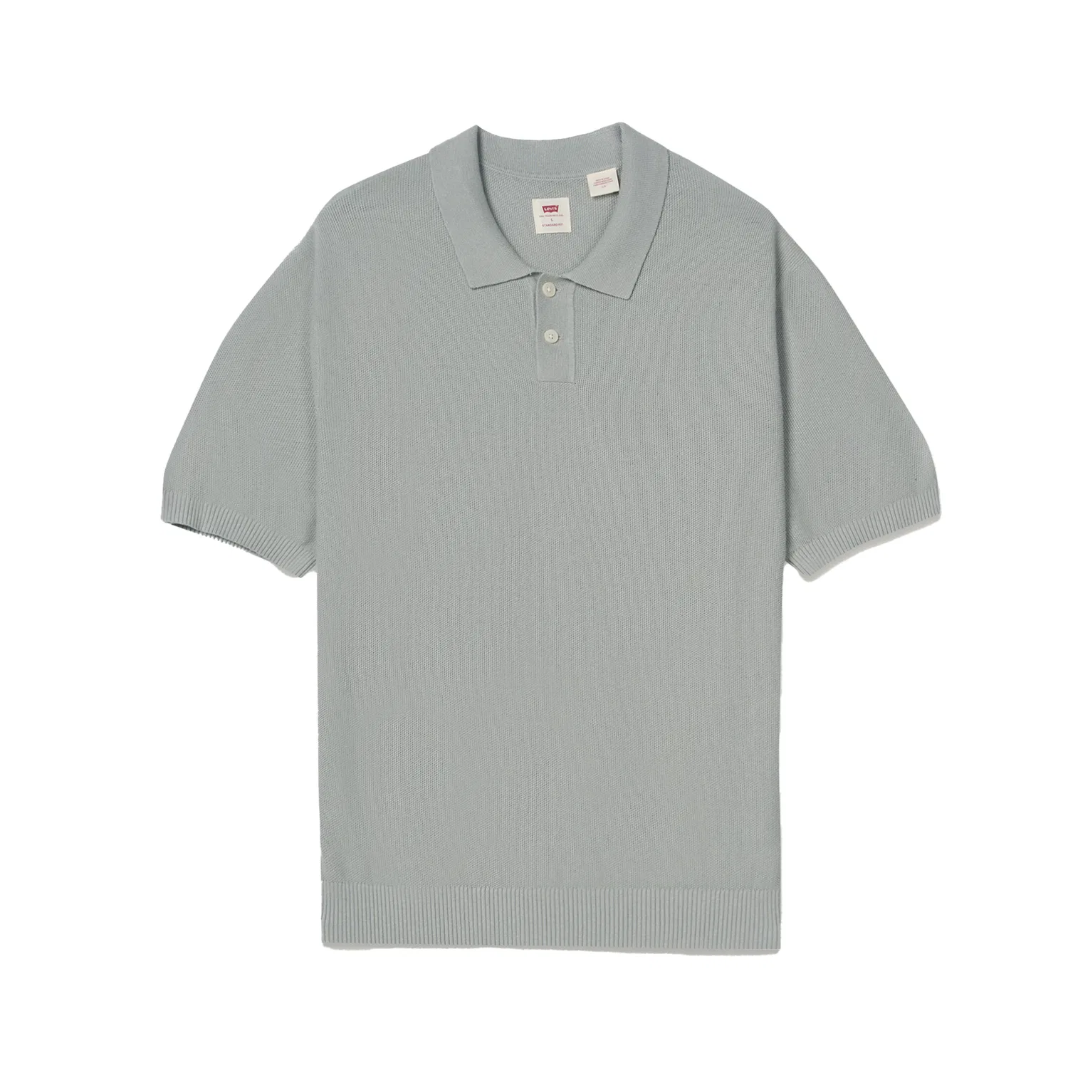 Поло Levis из трикотажа серое