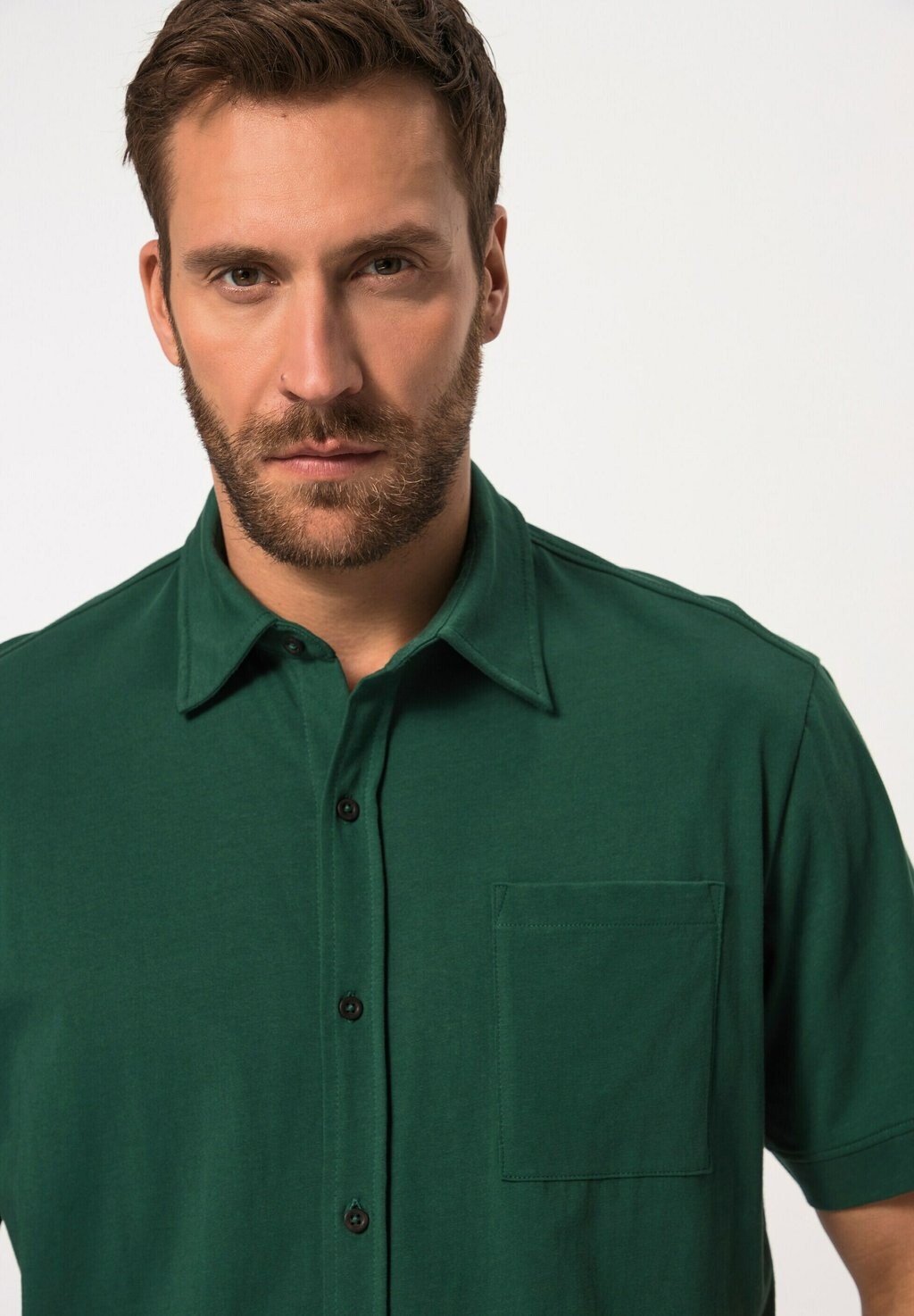 

Рубашка SHORT SLEEVE BACK PRINT KENT COLLAR JP1880, темно-зеленый