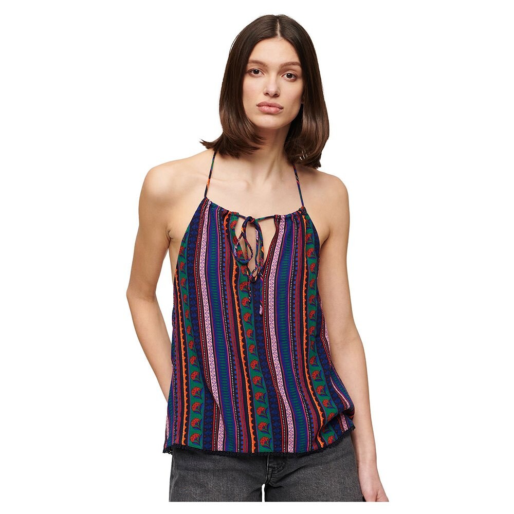 

Блуза Superdry Printed Beach Halter, разноцветный