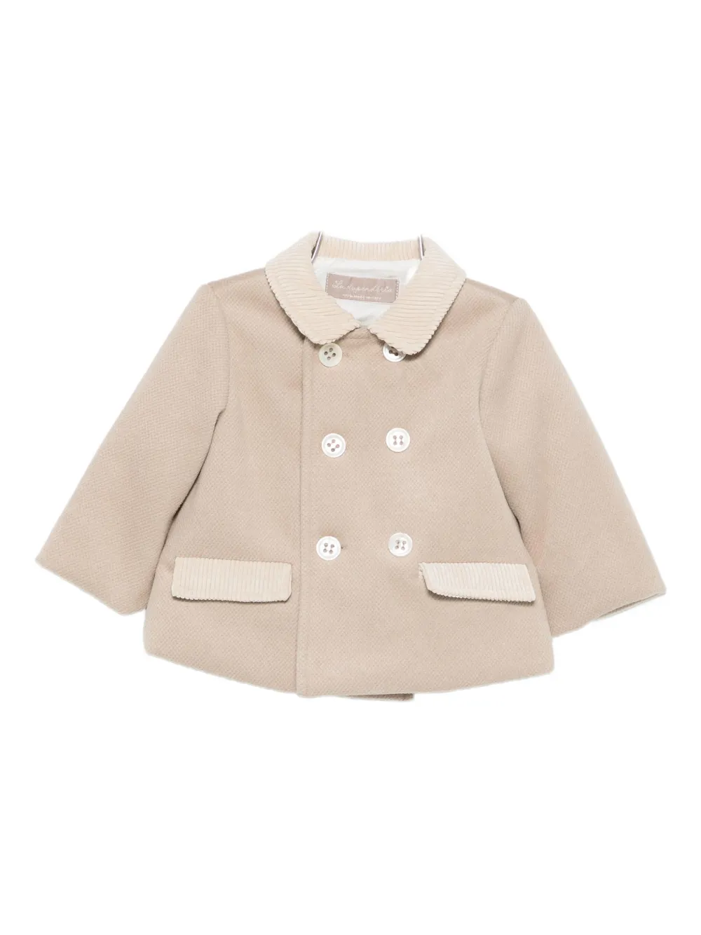 

Куртка с вельветовым воротником La Stupenderia, бежевый