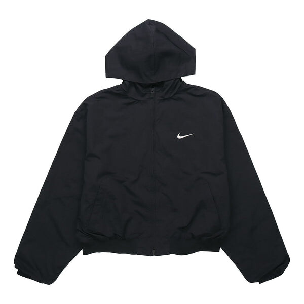 

Куртка x fear of god hooded bomber jacket black & fossil Nike, черный
