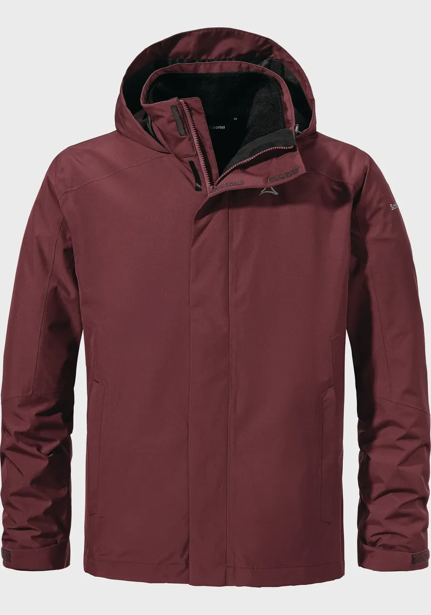 

Двойная куртка с капюшоном Schöffel "3in1 Jacket Partinello M", красный