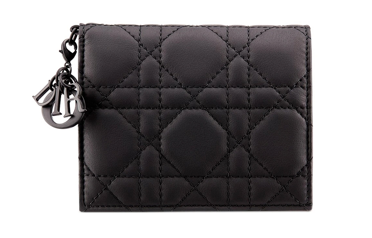 

Кошелек Lady Dior из коровьей кожи, женский, матово-черный