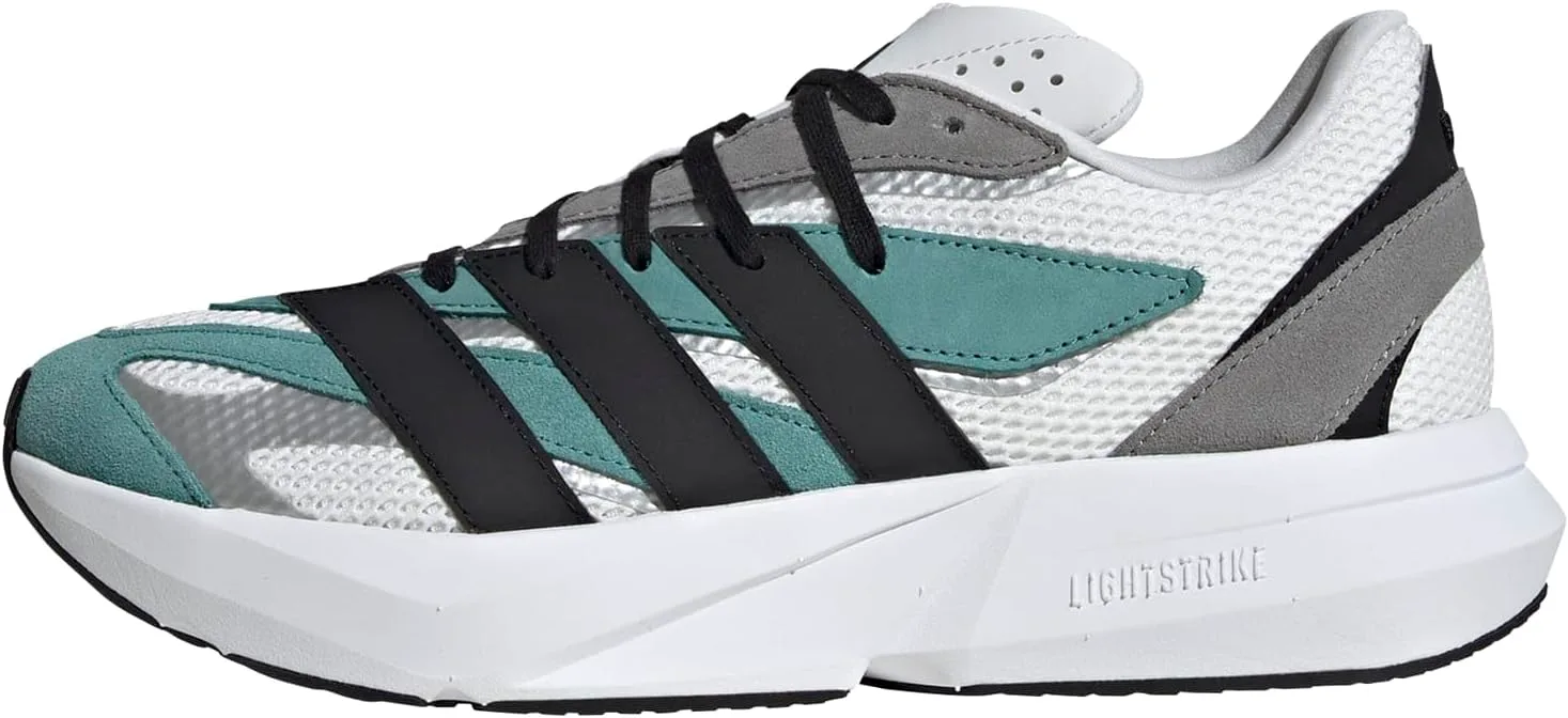 Мужские кроссовки Adidas Lightblaze, белый/черный/зеленый