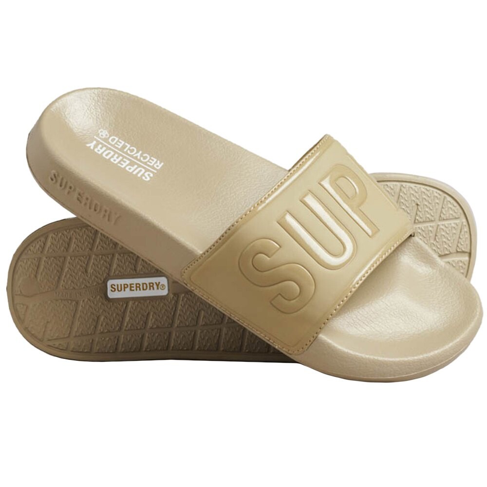 

Шлепанцы Superdry Code Core Vegan Pool, золотой