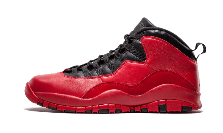 Кроссовки Air Jordan PSNY x Air Jordan 10 Retro 'Public School Promo', красный — фото 2