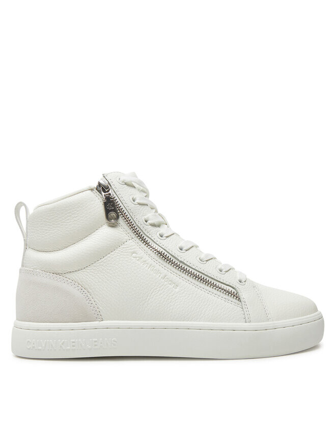 

Кроссовки Calvin Klein Jeans Classic Cupsole Zip Mid In YM0YM01156, белый