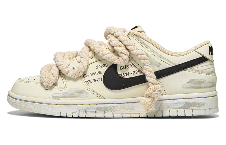 

Кроссовки Nike Dunk Skateboard Shoes Men Low-Top Beige White