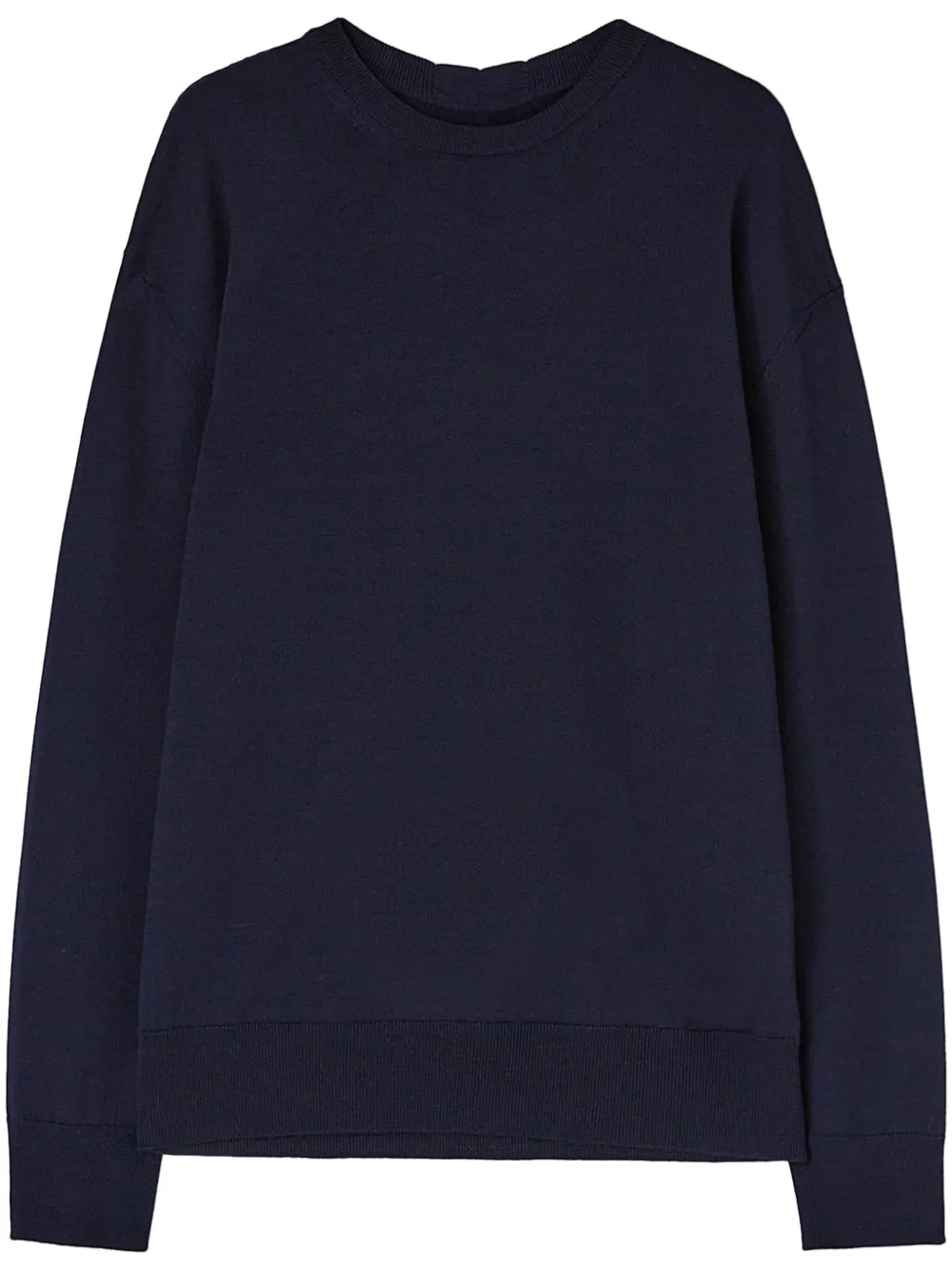 

Шерстяной джемпер тонкой вязки JIL SANDER, синий