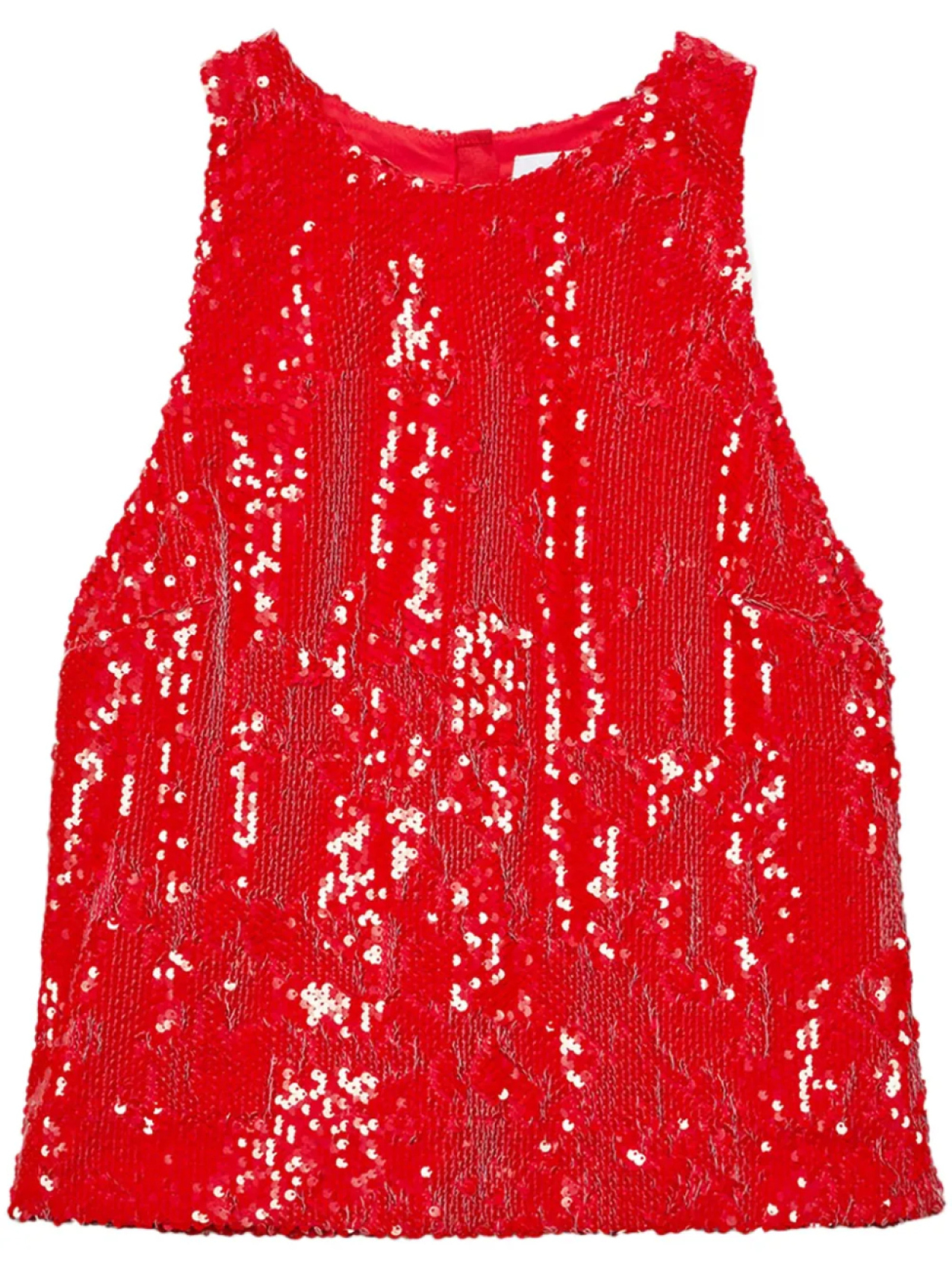 

Топ с пайетками MSGM, красный