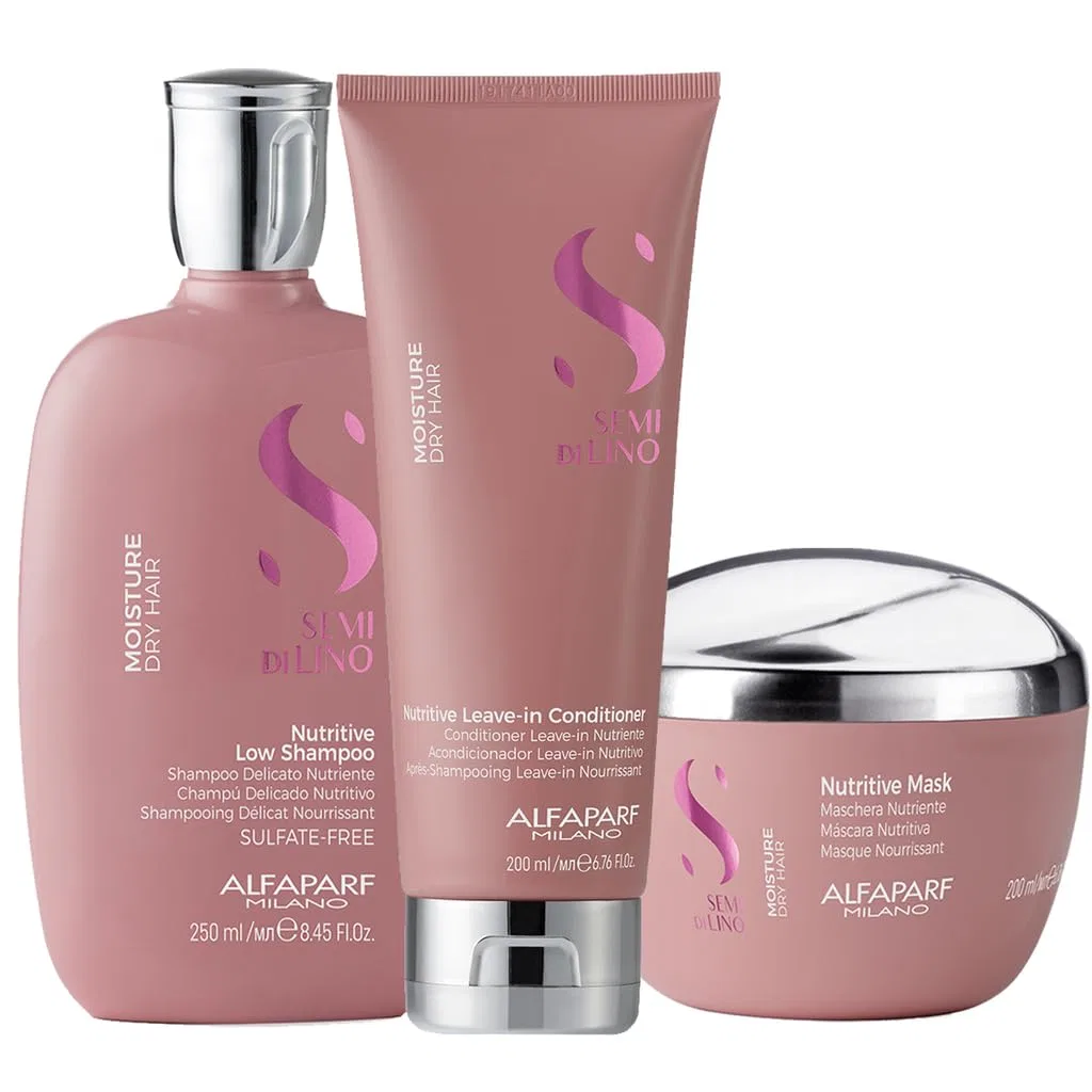 Набор Alfaparf Milano Semi Di Lino Moisture Nutritive Trio Set Alfaparf Milano