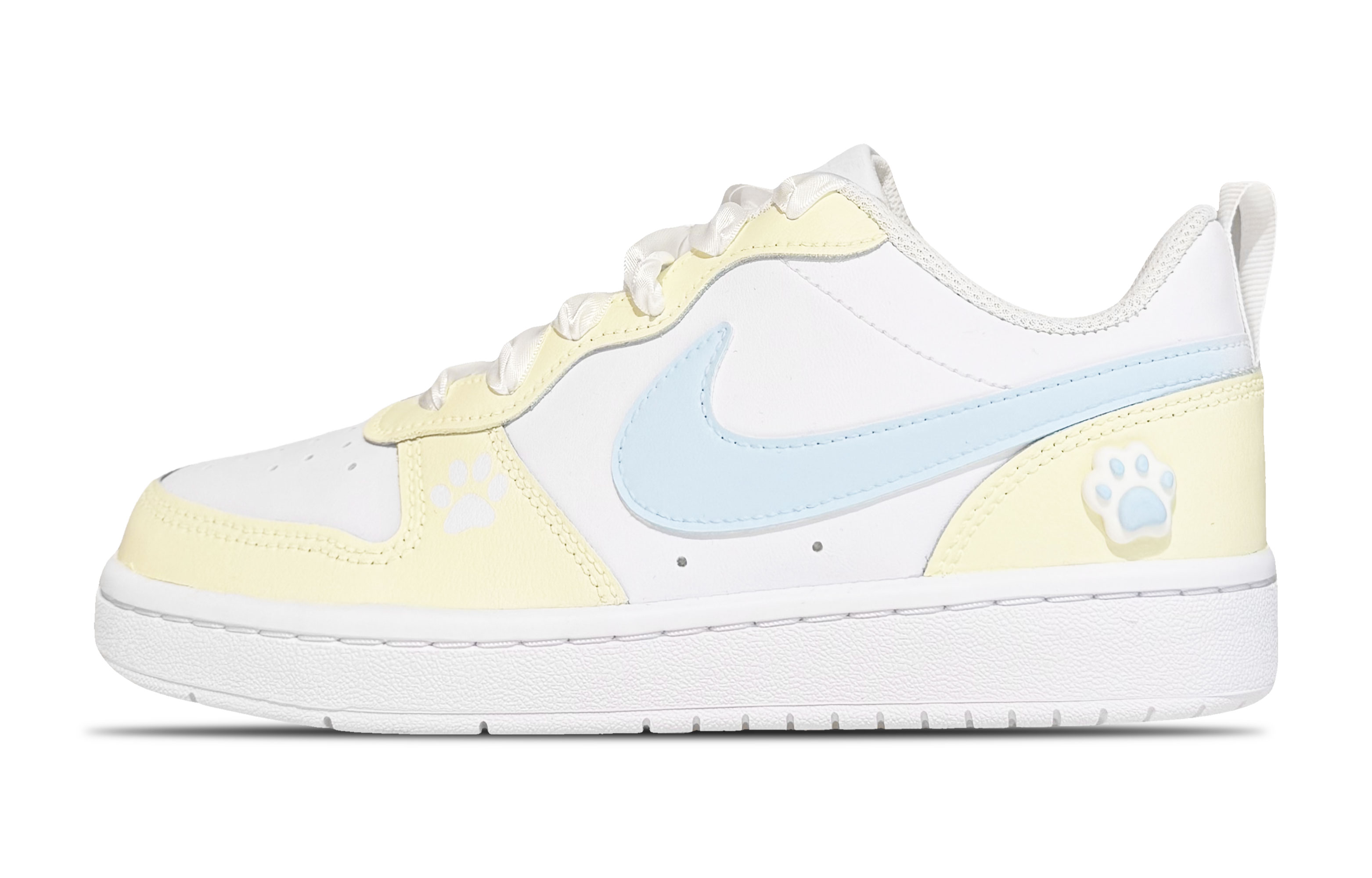 

Детские кроссовки для скейтбординга Court Borough Low 2 Low Top для подростков Nike, желтый
