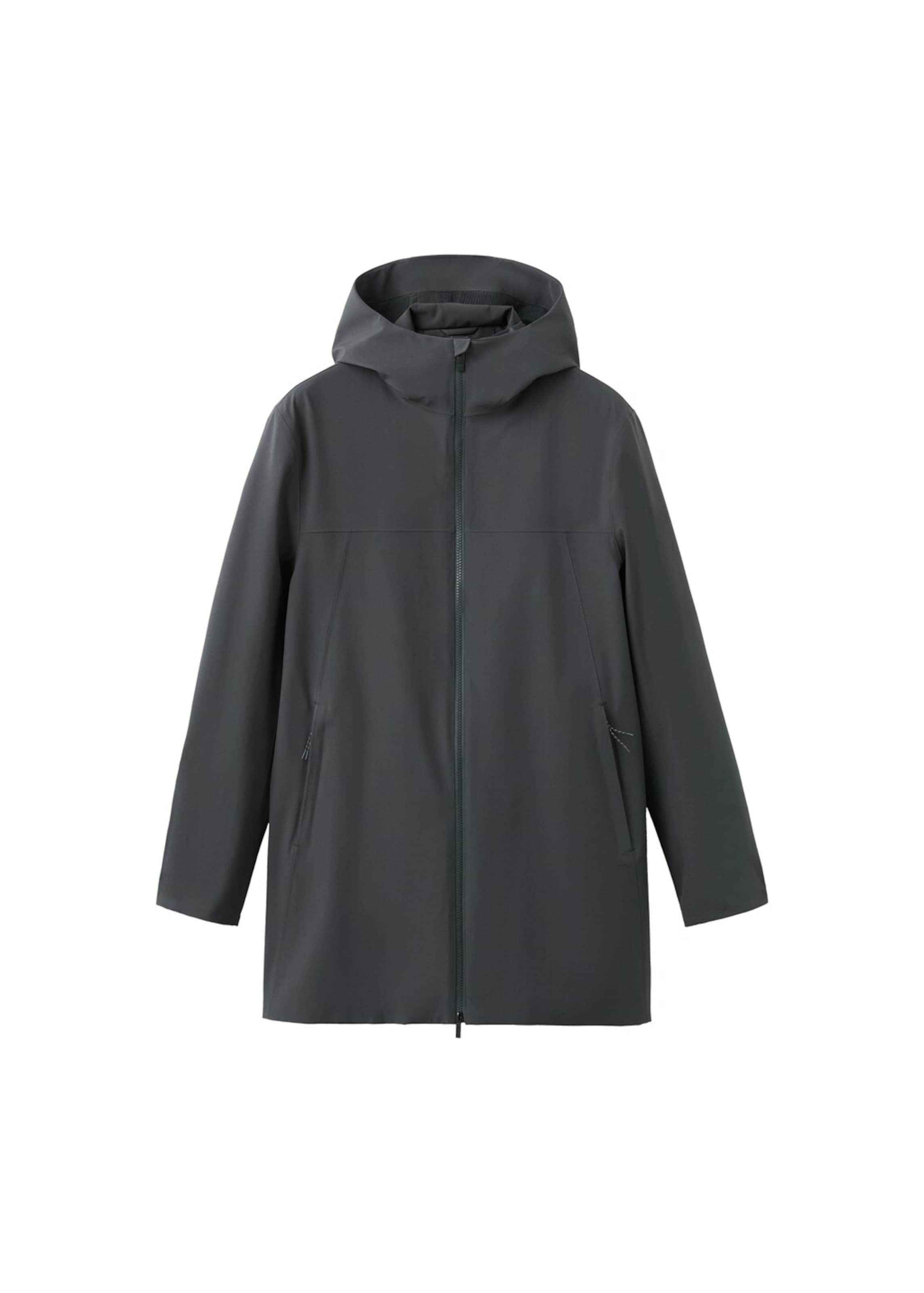 

MANGO MAN Куртка межсезонная 'Dravol' в темно-сером цвете