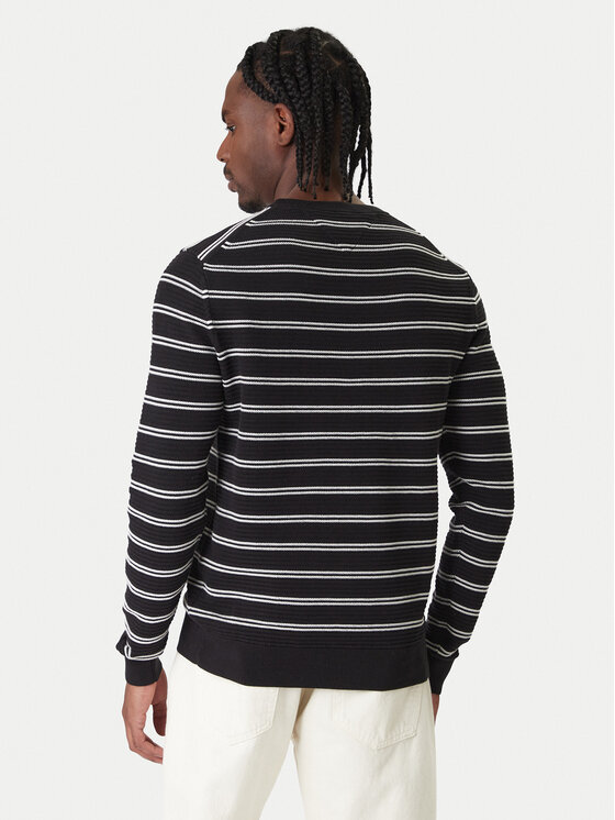 Свитер regular fit Seasonal MW0MW41643 Tommy Hilfiger, черный — фото 3