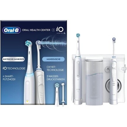 

Система очистки Oral-B Center OxyJet Ирригатор полости рта + Oral-B iO4 Новинка