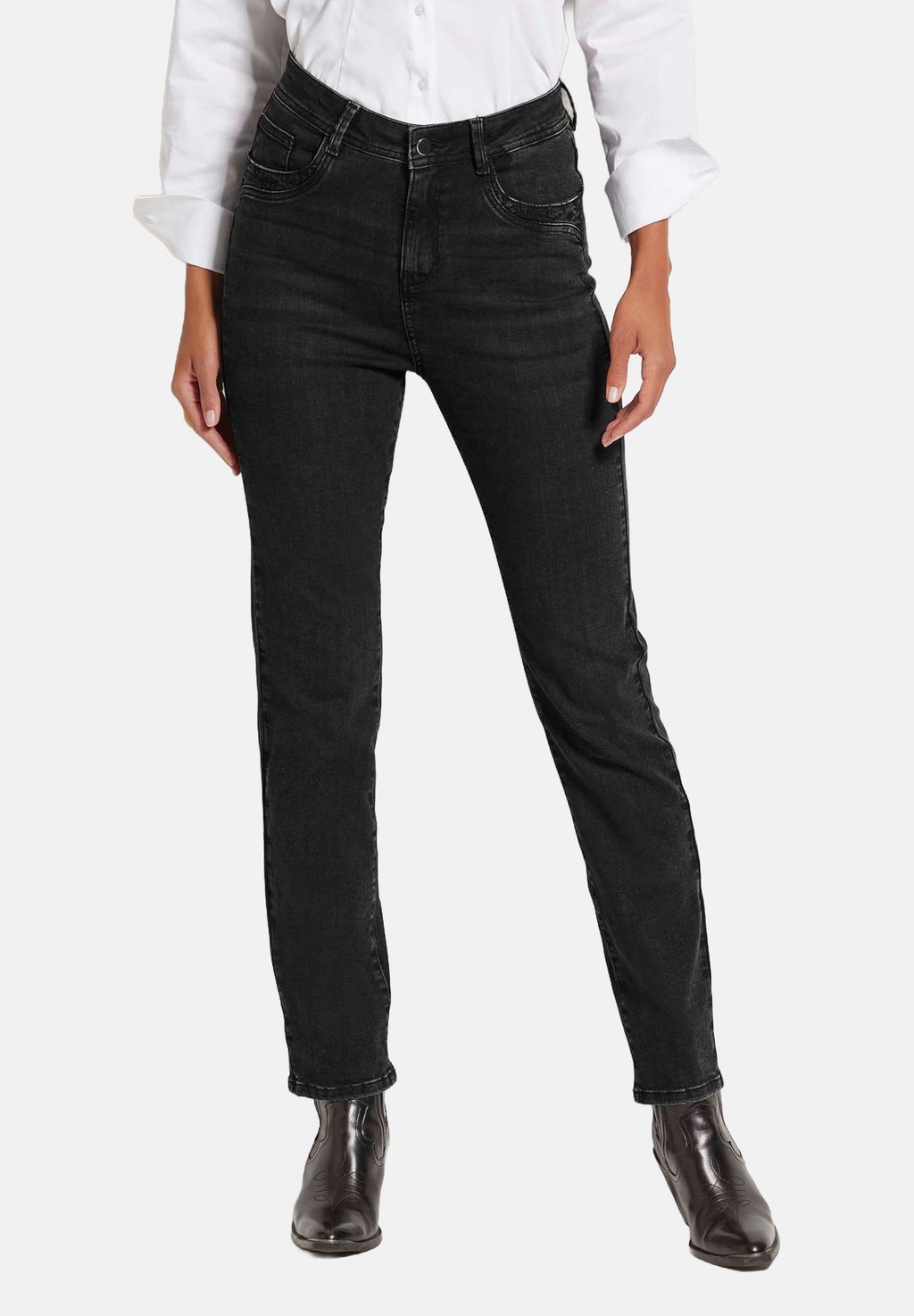 

Джинсы облегающего кроя MODISCHE FIVE POCKET MADELEINE, черный