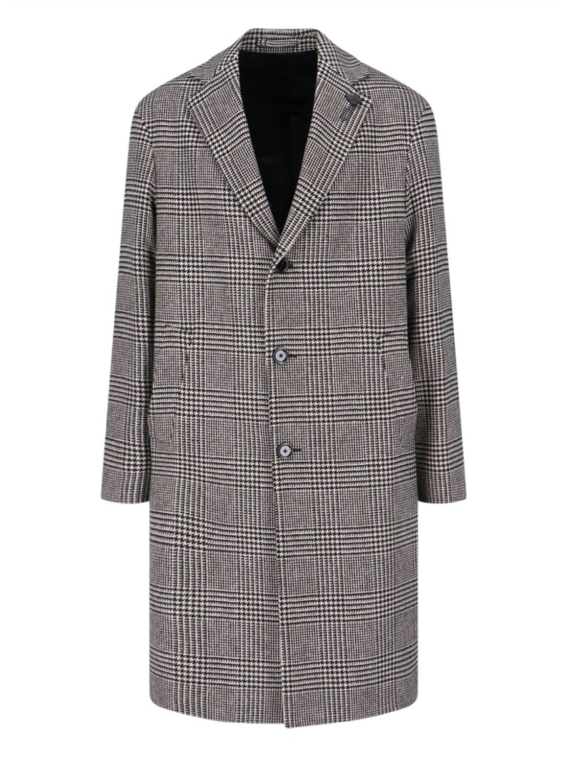 

Однобортное пальто Lardini, черный