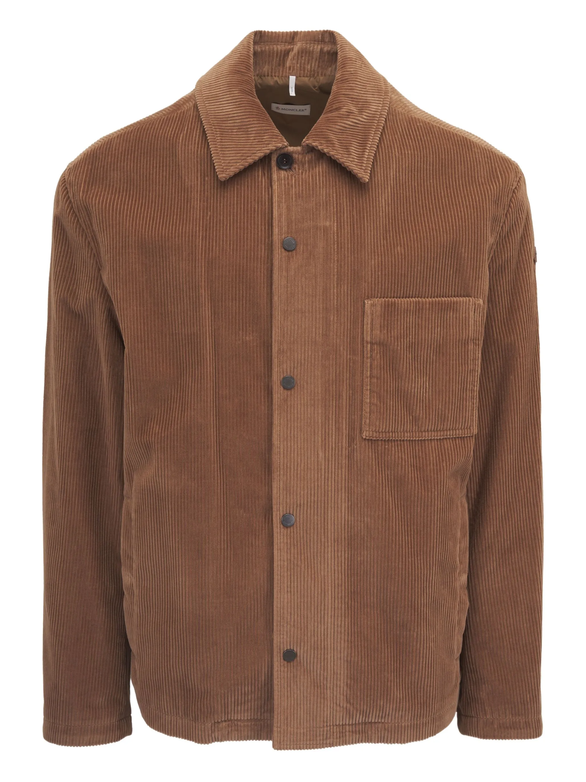 

Вельветовая куртка с карманами Moncler, коричневый