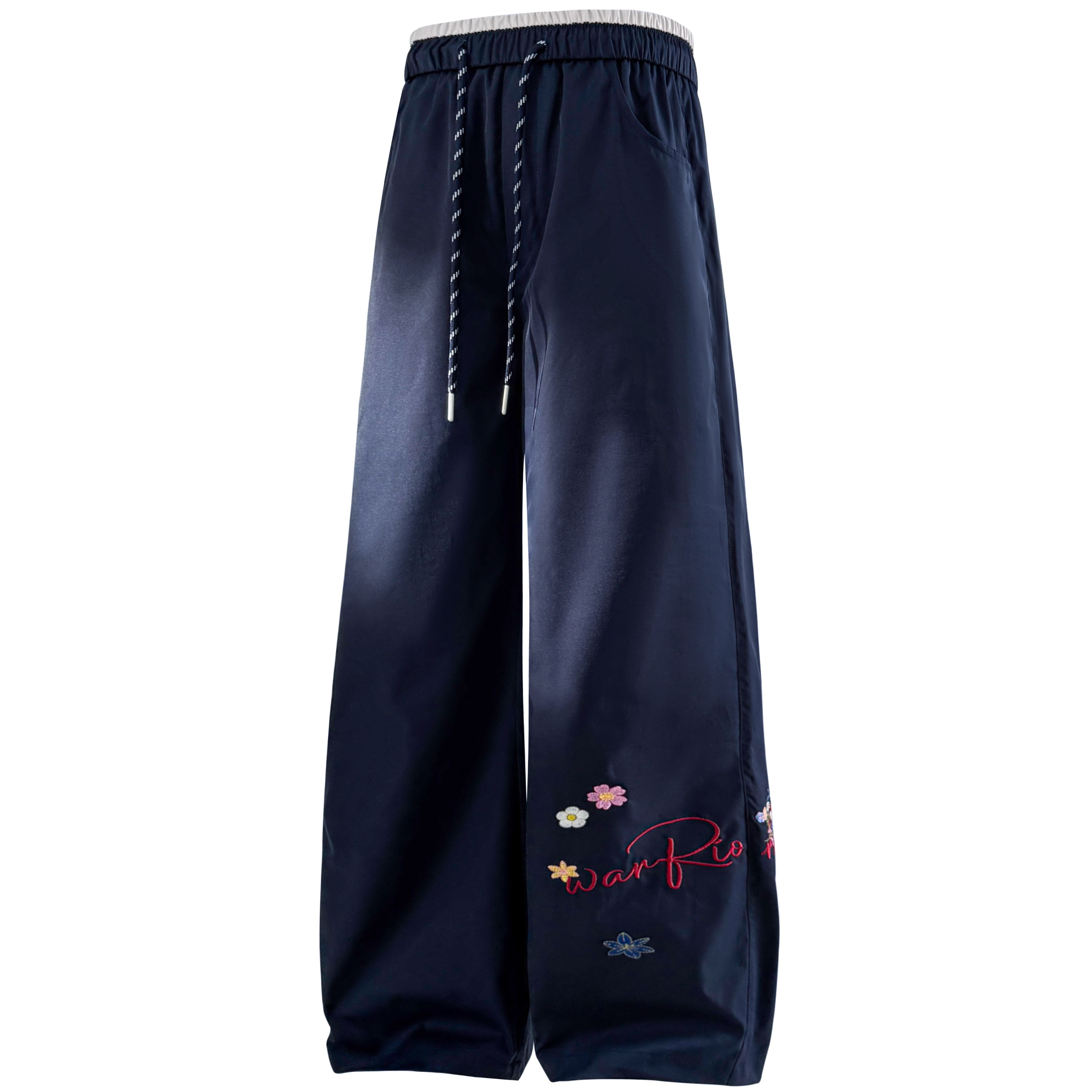 

Повседневные брюки Unisex Moderate Wide Leg WARRIOR, темно-синий