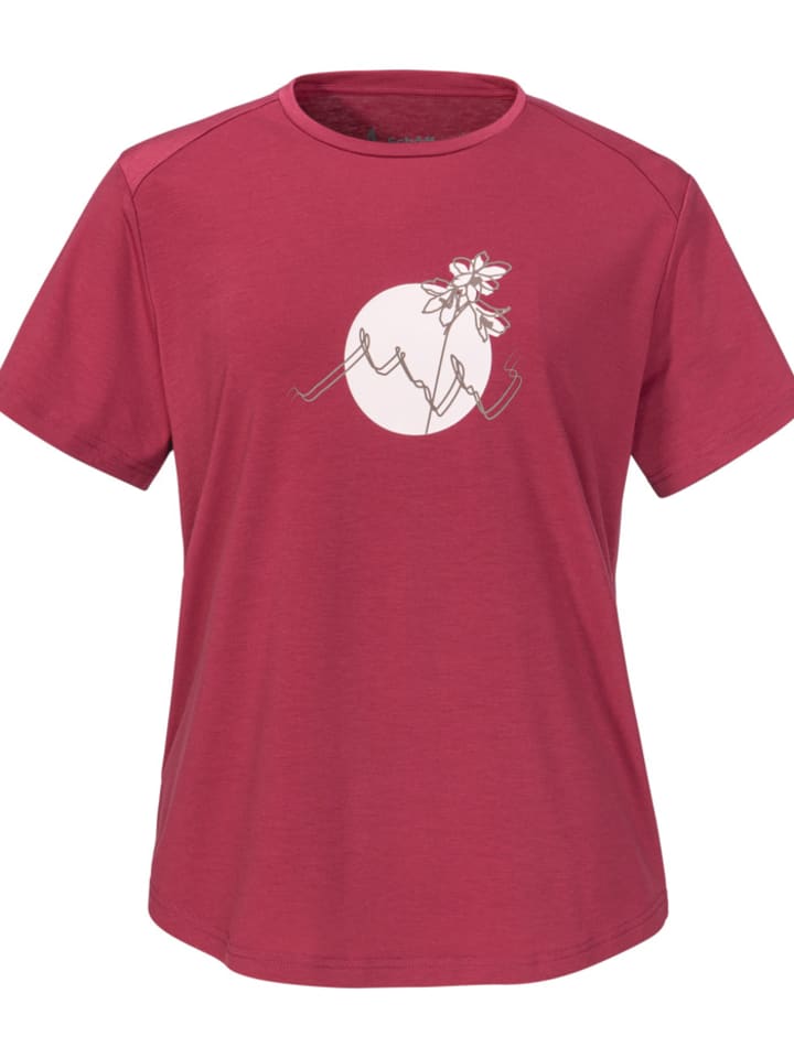 

Футболка "T Shirt Haberspitz L" цвета мерло Schöffel