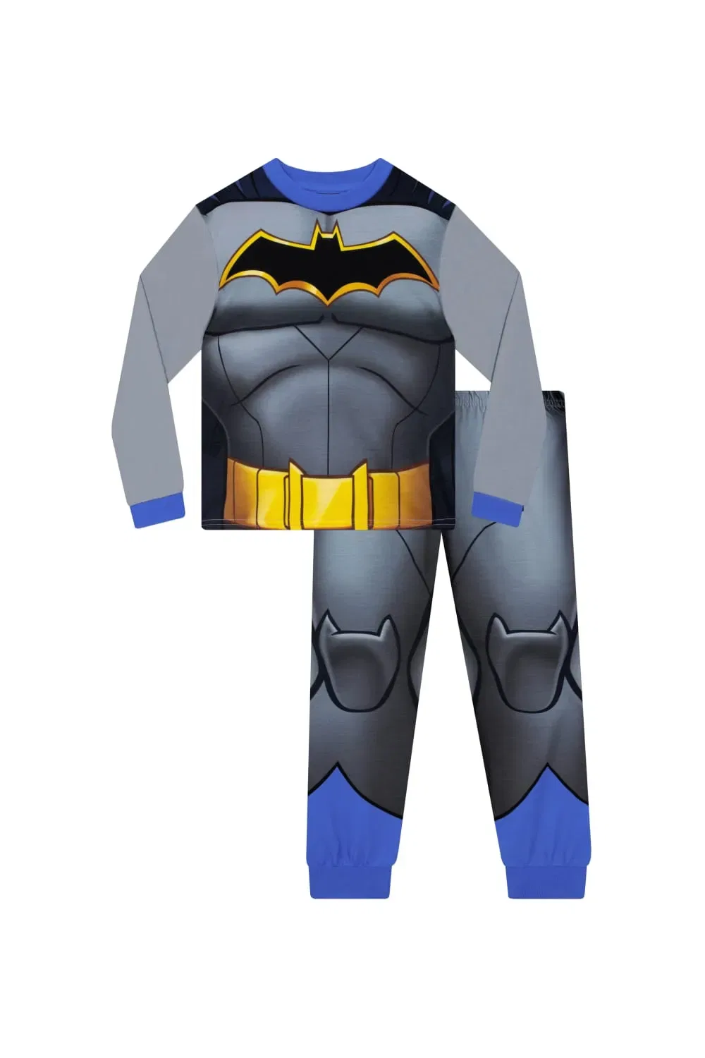 Пижама Batman с принтом DC Comics, серый