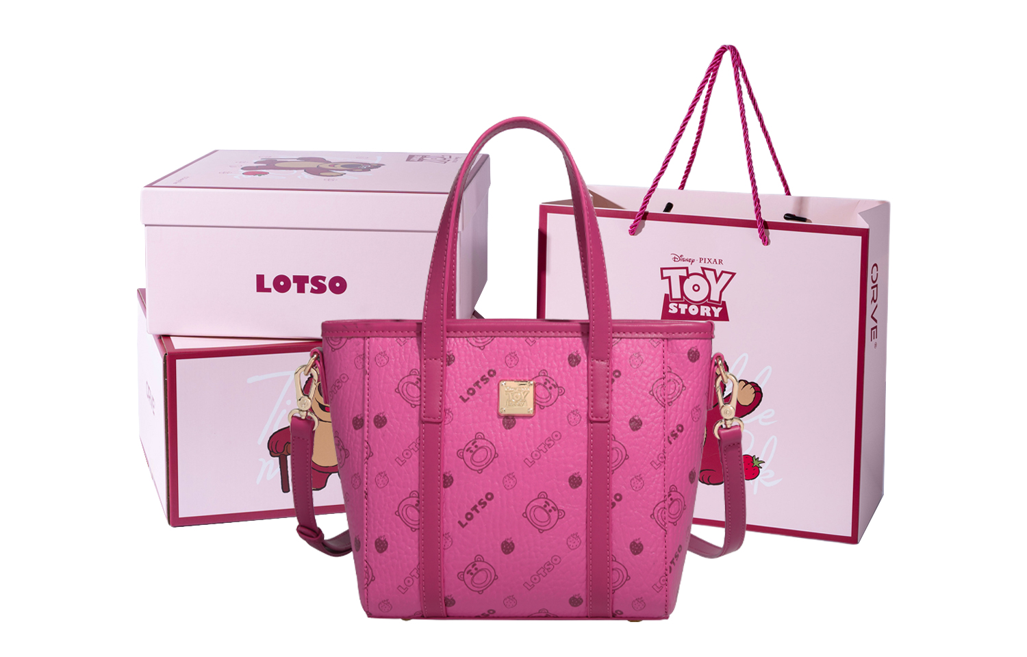 

Косметичка из ПВХ в серии "Медвежонок Клубничка" для женщин разноцветная Disney, розовый