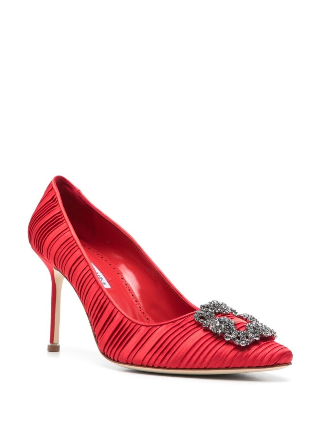 90-мм туфли Hangisi Manolo Blahnik, красный — фото 2