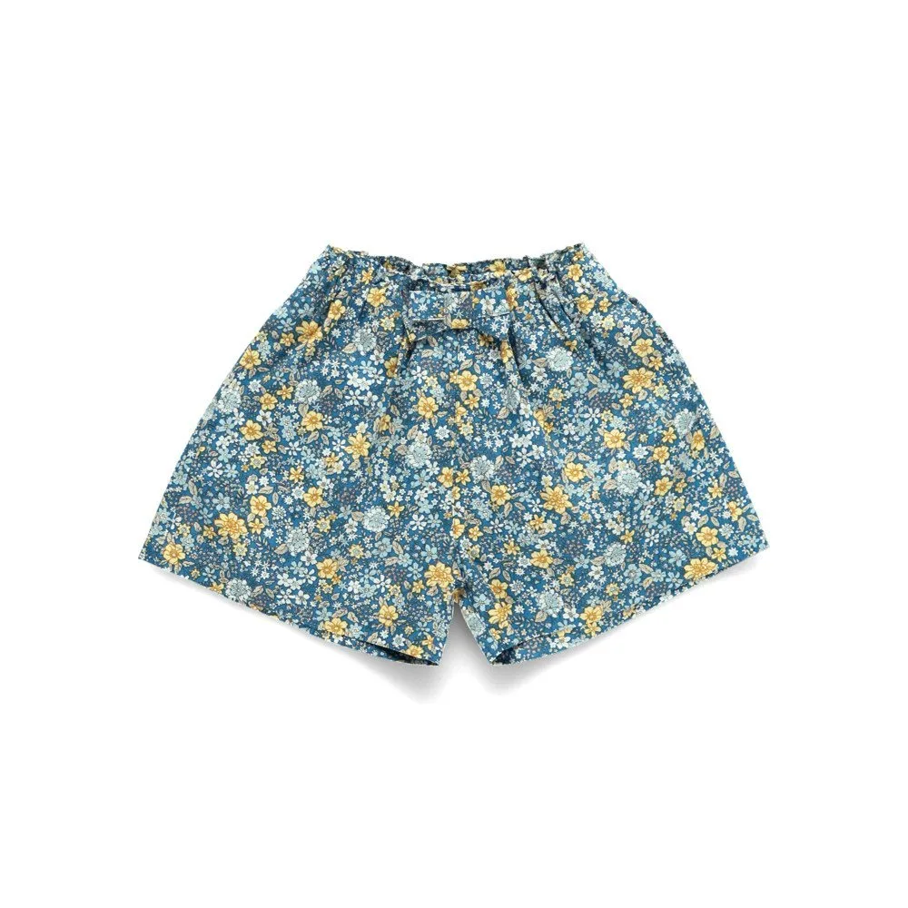 Шорты с лентой на талии Branshes, 92: Floral Blue — фото 2