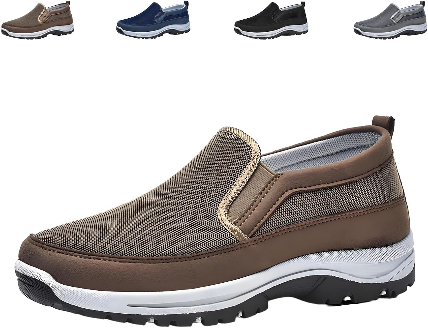 

Ультракомфортные ортопедические кроссовки Comfofeet с поддержкой свода стопы и широкой передней частью, мужские Generic, коричневый