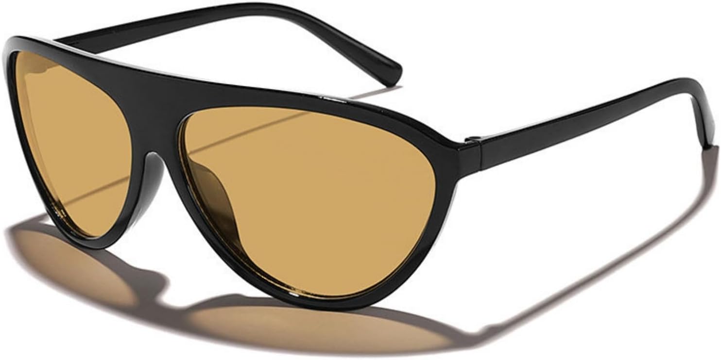 

Солнцезащитные очки Willochra Retro Oversized Pilot для женщин и мужчин, модные большие цельные солнцезащитные очки в винтажном стиле с защитой от УФ-излучения UV400, C2