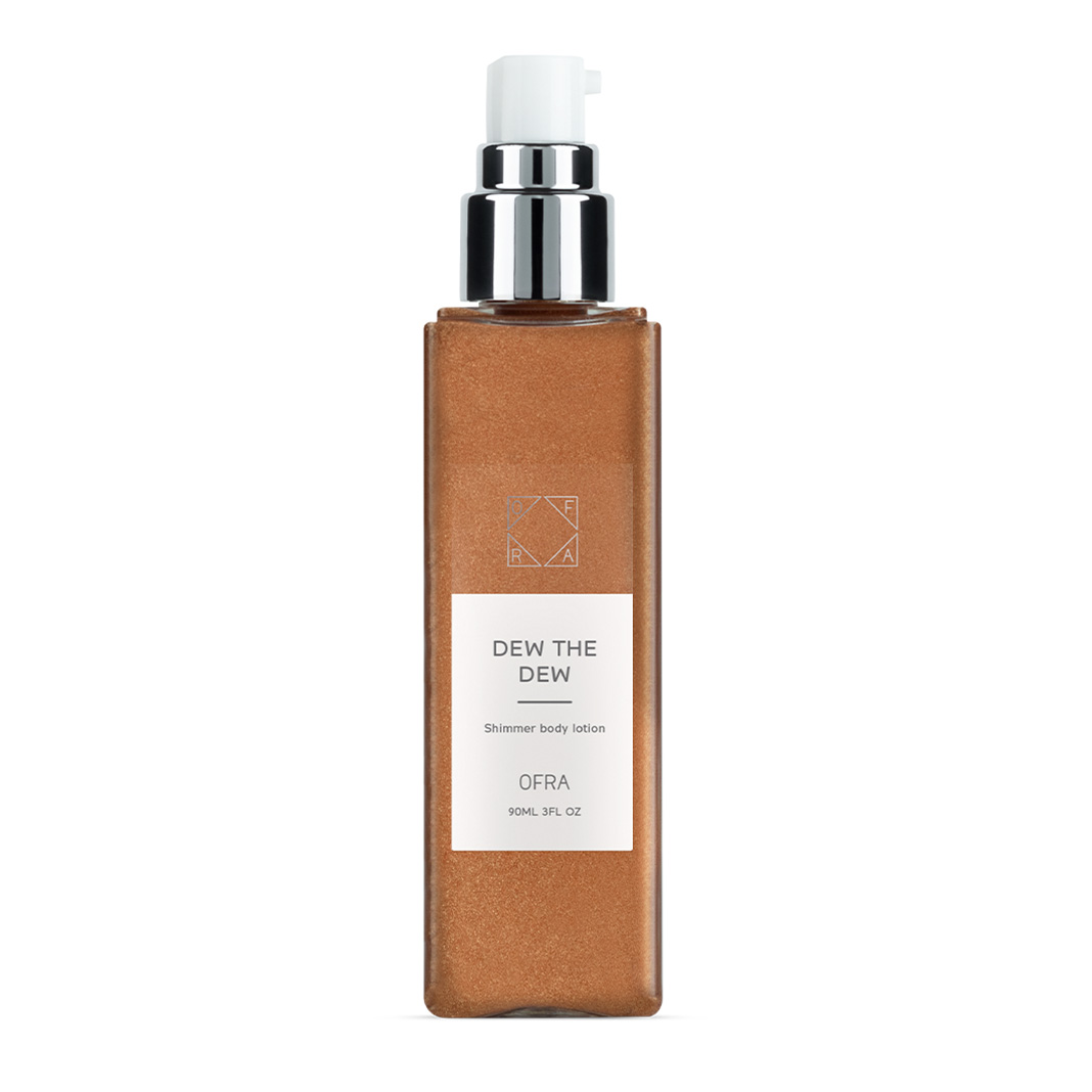 

Сияющий лосьон для тела dew the dew shimmer body lotion Ofra, цвет topaz, 90 мл