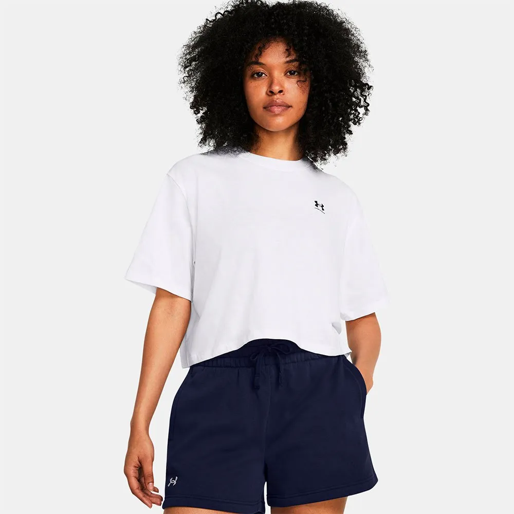 

Футболка Under Armour Boxy Crop Logo, белый