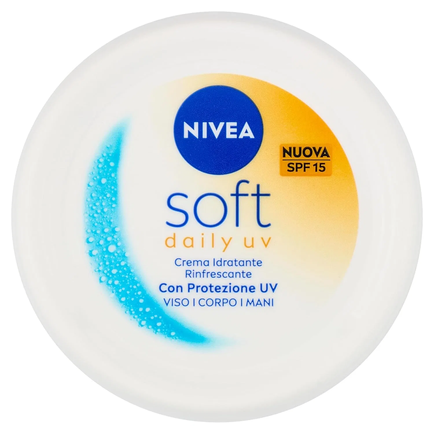Крем для лица SPF15 NIVEA Увлажняющий Soft Daily UV для тела, лица и рук