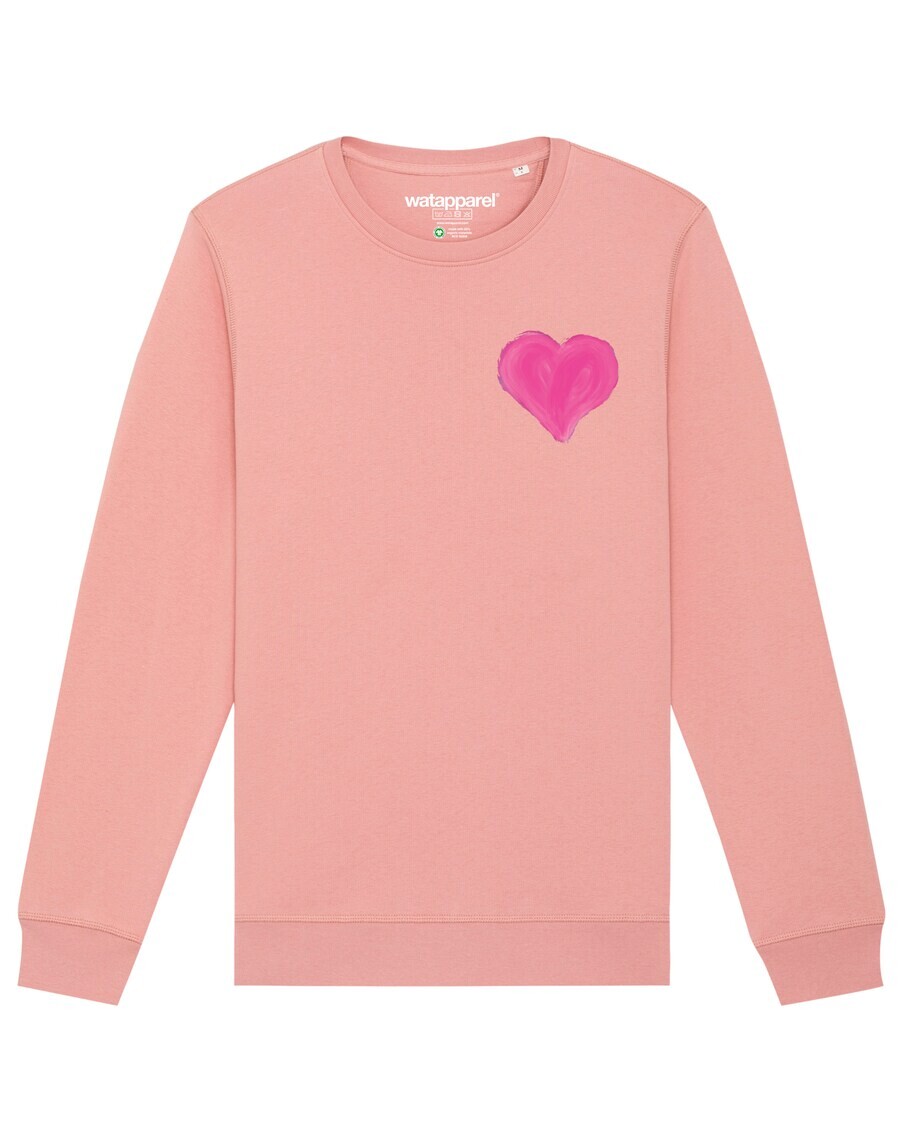 

Свитер Watapparel Sweatshirt Pink Heart, цвет salmon