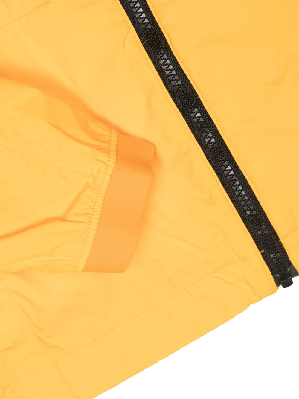 Куртка на молнии с капюшоном и нашивкой-логотипом Stone Island Junior, желтый — фото 3