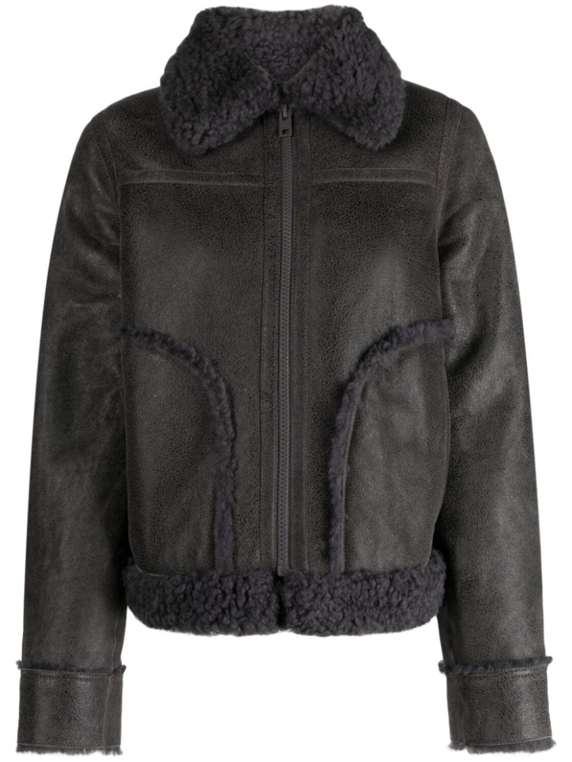 

Zadig&Voltaire куртка Kade с мехом, серый