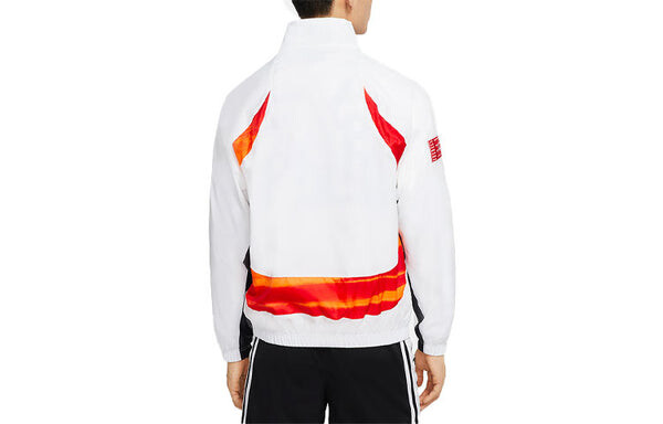 Куртка Air Jordan Legacy AJ11 Stand-up Collar Causual Jacket Coat Male White, белый — фото 4