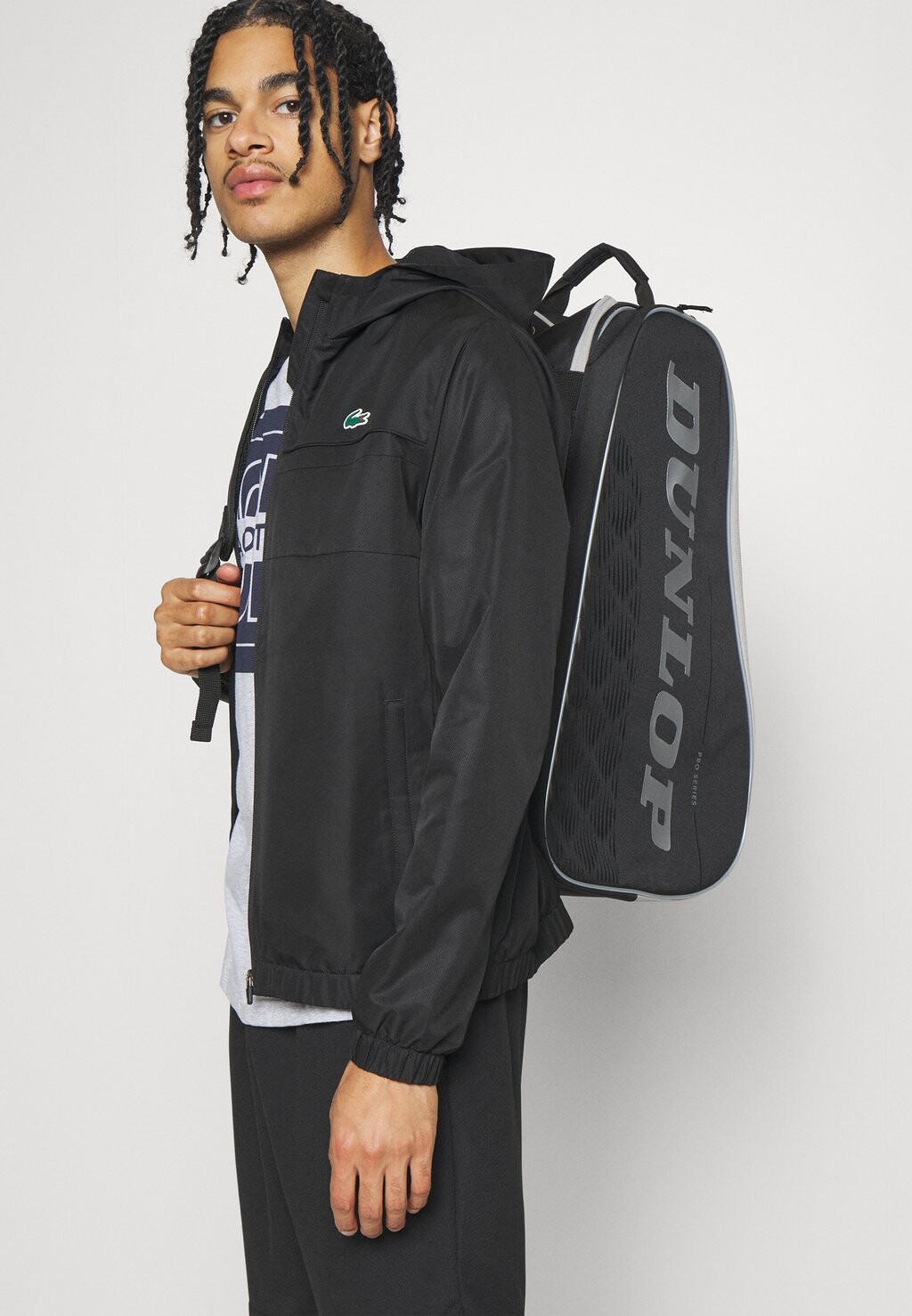 Спортивная куртка Sports Jacket Lacoste, цвет noir — фото 4