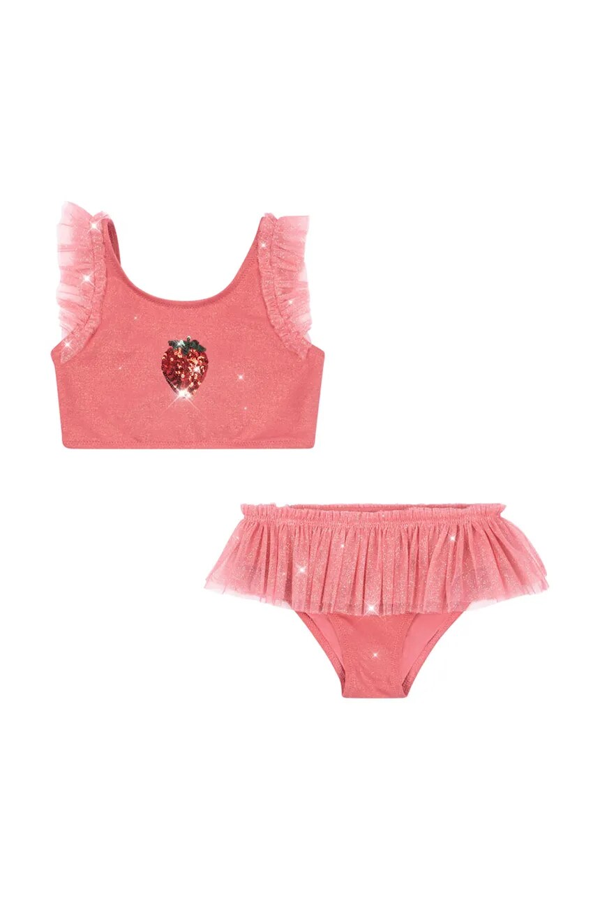 

Детский купальник из двух частей AMANDINE BIKINI Konges Sløjd, розовый
