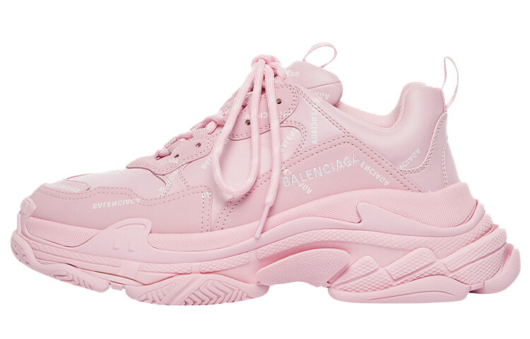 

Кроссовки Balenciaga Triple S All Over, розовый