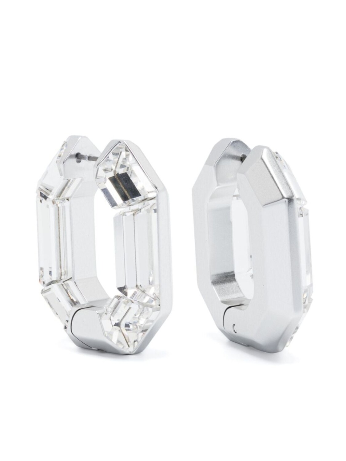 

Серьги-кольца Lucent Swarovski, серебряный