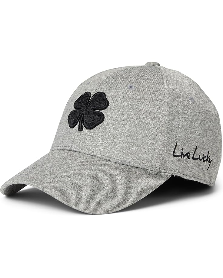 

Унисекс черная шапка Clover Lucky Heather Silver Black Clover, Silver Heather Hat/3D Black Clover