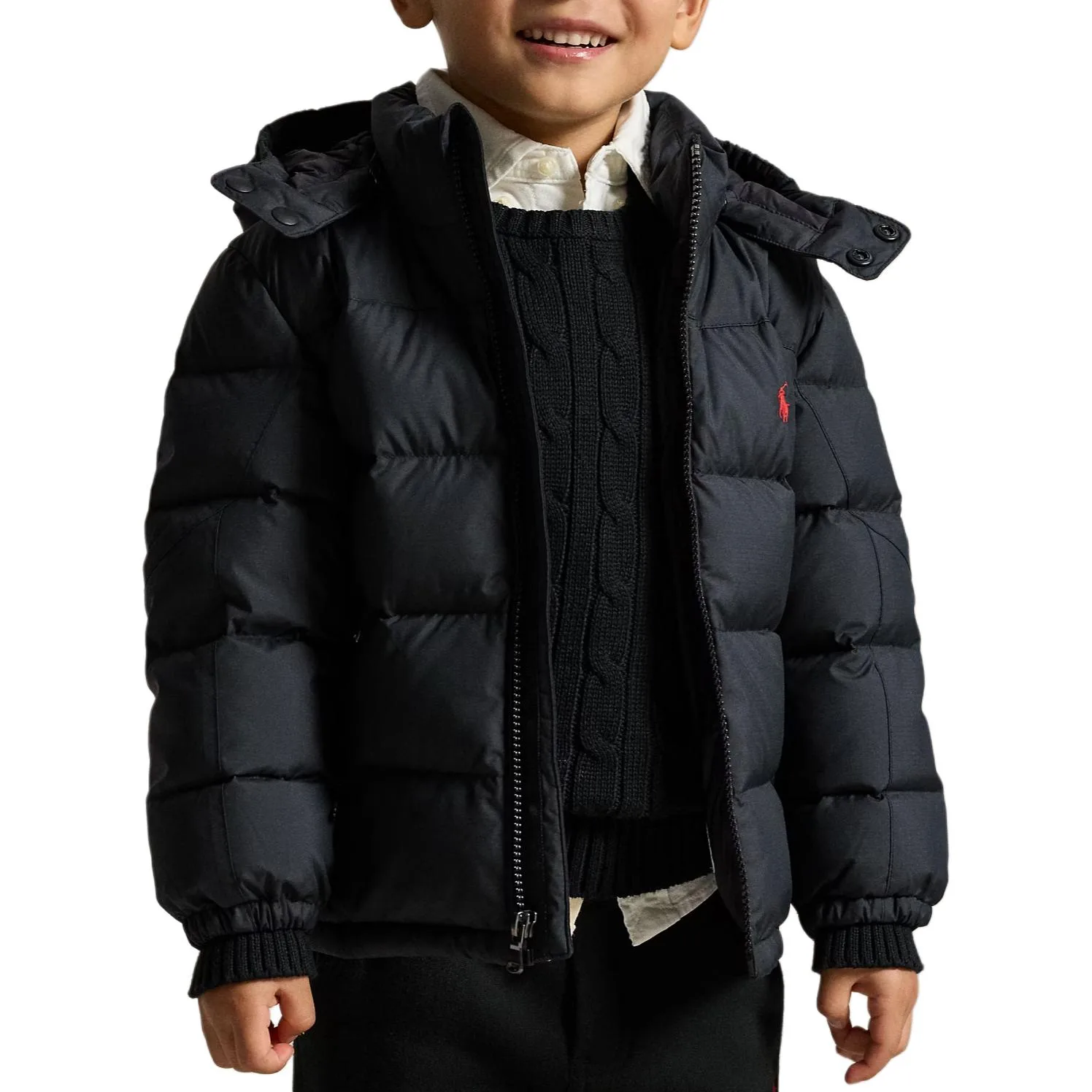Куртка и пальто FW25 Kids' Polo Ralph Lauren, черный — фото 4