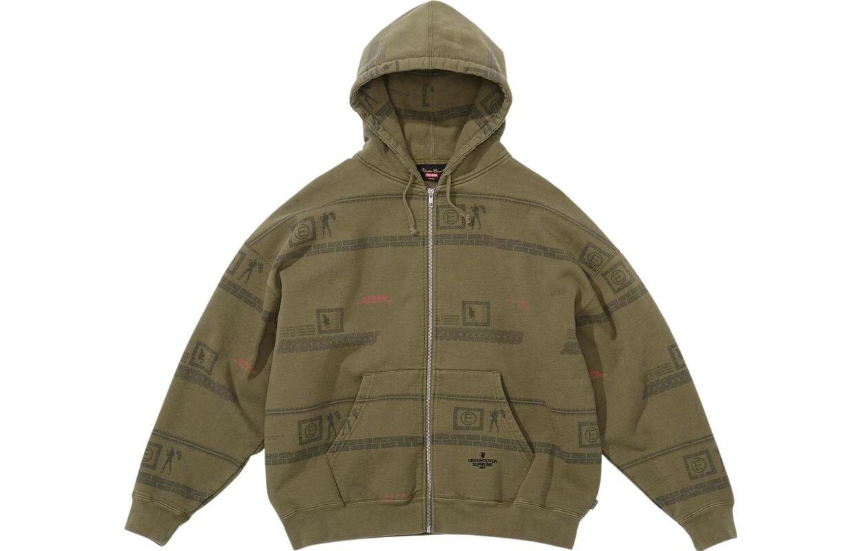 

Толстовка мужская Supreme x Undercover Zip Up, черный